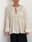 Top à nouer beige