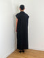 Robe chemise longue noir