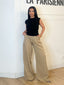 Pantalon classique taupe