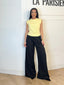Crop top jaune