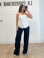 Top bustier blanc