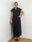 Robe chemise longue noir