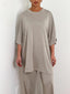 Ensemble loose taupe