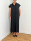 Robe chemise longue noir