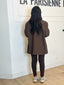 Blazer oversize chocolat