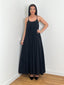 Robe longue fluide noir