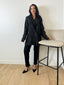 Blazer sequin noir