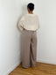 Pantalon fluide taupe