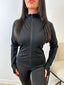 Gilet zip sculpt noir