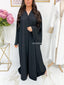 Abaya oversize à boutons