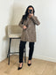 Blazer sequin taupe