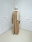 Abaya Noura taupe