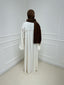 Abaya Noura blanc