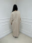 Robe sweat longue qualité premium beige