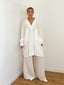 Chemise détail poche blanc