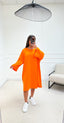 Sweat large oversize orange