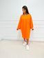 Sweat large oversize orange