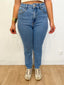 Jeans Mom bleu clair