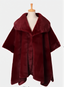 Poncho Fidda bordeaux
