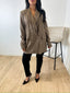 Blazer sequin taupe