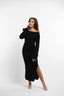 Collection Poupette : Robe col bateau noir