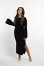 Collection Poupette : Robe col bateau noir