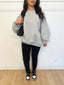 Sweat oversize gris