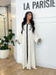 Abaya brodé blanche