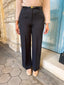 Pantalon avec ceinture noir