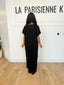 Robe fluide longue noir