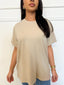 Tee shirt classique beige