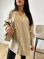 Chemise classique taupe