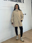 Veste trench imperméable beige