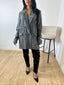 Blazer sequin gris