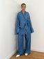 Ensemble haut cache cœur bleu jeans