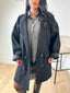 Manteau oversize noir