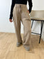 Pantalon droit taupe