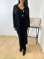 Ensemble cardigan et jupe noir