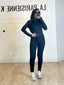 Ensemble gilet zip et legging noir