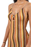 Robe longue style Missoni