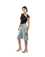 Pantalon capri bleu