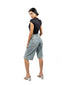 Pantalon capri bleu