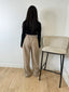 Pantalon droit taupe