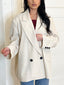 Blazer oversize beige