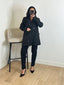 Blazer sequin noir