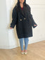 Veste en laine noir