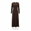 Robe Wafa marron