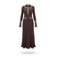 Robe Bushra marron
