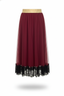 Jupe Layla bordeaux
