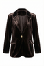Veste de costume en velours Sanabel marron